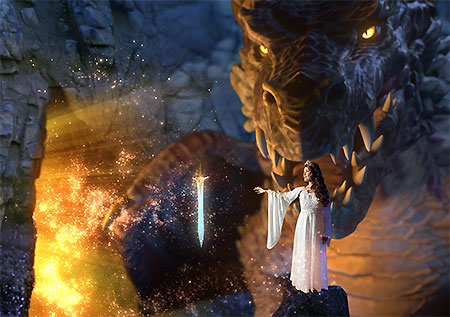 Motiv aus dem Nibelungenschauspiel Bild: Motiv aus dem Nibelungenschauspiel