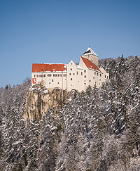 Bild: Burg Prunn im Winter