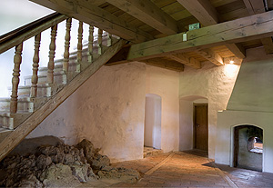 Picture: Hallway on the 1st floor of Prunn Castle